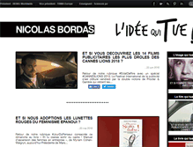Tablet Screenshot of nicolasbordas.fr